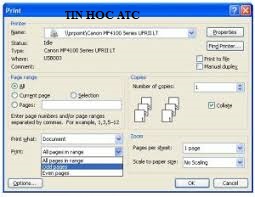 Lop tin hoc van phong tai thanh hoa Khi bạn cần in hai mặt với văn bản word, excel hay PDF nhưng bạn chưa biết cách, mời bạn theo dõi bài viết dưới đây nhé!