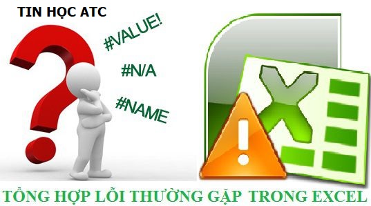 Các ký hiệu báo lỗi sai trong bảng tính excel có nghĩa là gì