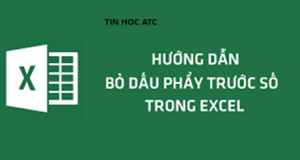 Trung tam tin hoc tai thanh hoa Excel của bạn xuất hiện dấu “’” và bạn đang muốn loại bỏ chúng, tin học ATC xin chia sẽ cách làm trong
