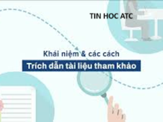 Học tin học văn phòng ở Thanh Hóa Khi làm luận văn, luận án tốt nghiệp hoặc khi làm báo cáo, thường bạn sẽ có