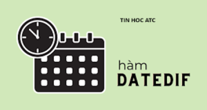 Hoc tin hoc tai thanh hoa Bạn đã biết đến hàm datedif trong excel? Nhưng máy tính của bạn lại không sử dụng được hàm này? Mời bạn tham