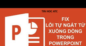 Hoc tin hoc tai thanh hoa Nếu trong file powerpoint của bạn bị tách đôi chữ và rớt dòng, hãy thử tham khảo cách làm sau nhé!
