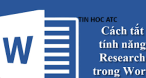 Hoc tin hoc cap toc o thanh hoa Nguyên nhân và cách để khắc phục lỗi word hiện research? Chúng ta cùng tìm hiểu ngay sau đây nhé!