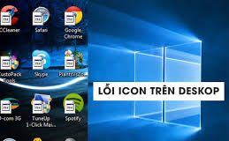 Hoc tin hoc van phong o Thanh Hoa Có trường hợp các icon trên desktop tự nhiên bị chuyển thành đuôi ink, nguyên nhân và cách fix lỗi