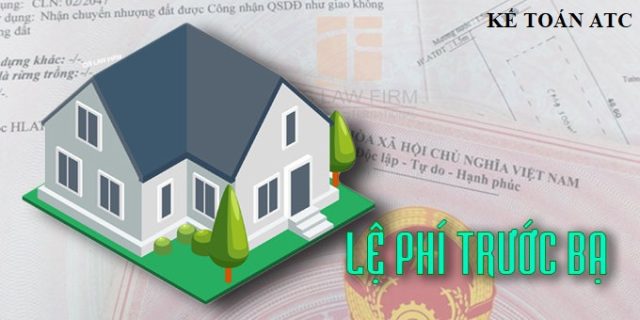 Ghi nợ lệ phí trước bạ