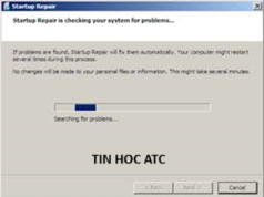 Học tin học thực hành ở thanh hóa Khi Startup Repair chạy quá lâu cần phải xử lý như thế nào? Mời bạn tham khảo bài viết sau: