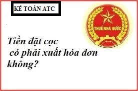 Thêm một góc nhìn về đặt cọc có phải xuất hóa đơn hay không