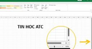 Học tin học thực hành ở thanh hóa Thanh scroll giúp người dùng dễ dàng làm việc, vậy cách để hiển thị thanh scroll trong excel như thế
