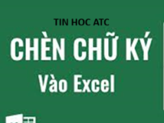 Hoc tin hoc o thanh hoa Muốn chèn chữ ký vào excel các bạn hãy thực hiện theo các bước sau:Cách tạo chữ ký excel