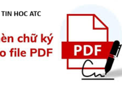 Học tin học thực hành tại thanh hóa Cách để chèn chữ ký vào file PDF như thế nào? Mời bạn tham khảo bài viết sau đây nhé!Bước 1: