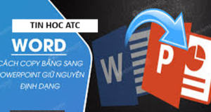 Hoc tin hoc thuc hanh tai thanh hoa Để copy bảng dữ liệu từ word sang Powerpoint bạn hãy làm theo cách sau đây nhé!Bước 1:Truy cập vào