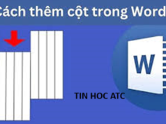 Học tin học cấp tốc ở thanh hóa Cách thêm cột trong word như thế nào? Có thể bạn chưa biết, mời bạn tham khảo cách làm sau đây:Thêm thủ công: