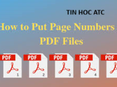 Học tin học tại thanh hóa Cách để đánh số trang trong file PDF như thế nào? Mời các bạn theo dõi bài viết dưới đây nhé!Adobe Acrobat