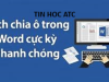 Hoc tin hoc van phong o Thanh Hoa Tạo và chỉnh sửa bảng biểu là kỹ năng không thể thiếu khi soạn thảo văn bản, nhưng không phải ai