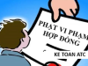 Hoc kế toán thực hành ở thanh hóa Trong hoạt động kinh doanh, việc phát sinh các khoản tiền phạt vi phạm hợp đồng kinh tế (do giao hàng