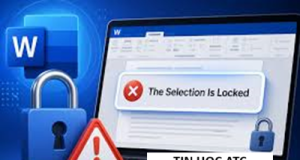 Hoc tin hoc van phong tai Thanh Hoa Đang soạn thảo văn bản hay chỉnh sửa báo cáo quan trọng trên Microsoft Word thì đột nhiên thanh công cụ