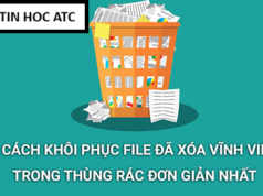 Hoc tin hoc thuc hanh tai thanh hoa Cảm giác lỡ tay nhấn tổ hợp phím "hủy diệt" Shift + Delete hay tiện tay bấm "Empty Recycle Bin" dọn sạc