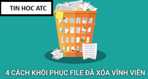 Hoc tin hoc thuc hanh tai thanh hoa Cảm giác lỡ tay nhấn tổ hợp phím "hủy diệt" Shift + Delete hay tiện tay bấm "Empty Recycle Bin" dọn sạc